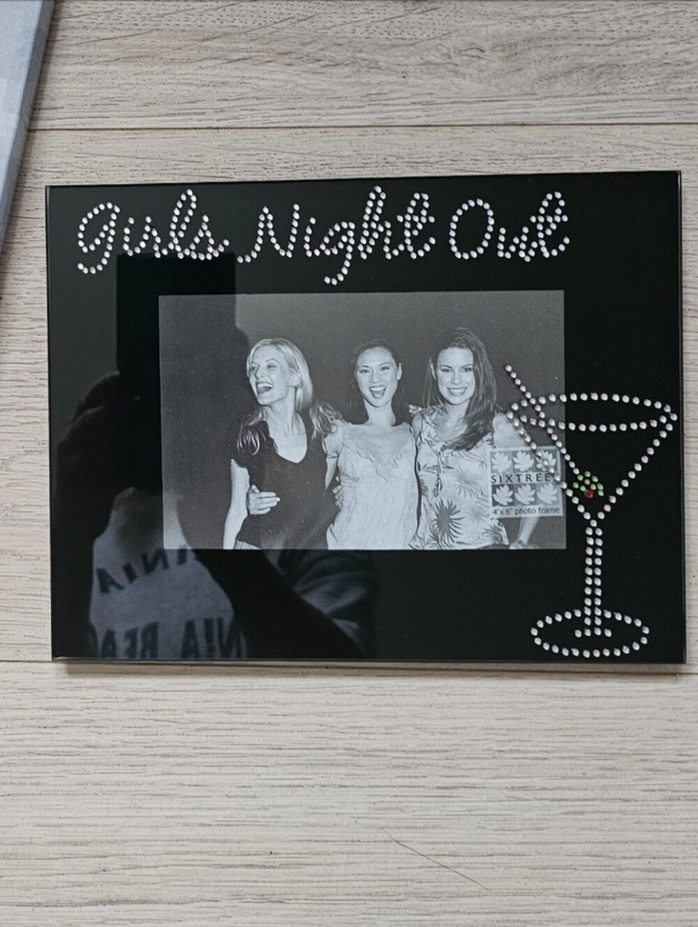 Girls Night Out Black Rhinestone Photo Frame - 4x6